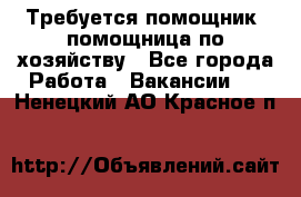 Требуется помощник, помощница по хозяйству - Все города Работа » Вакансии   . Ненецкий АО,Красное п.